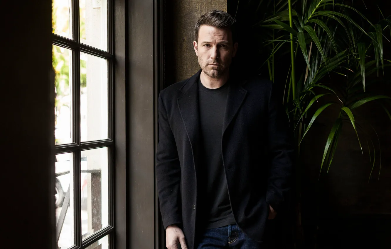 Фото обои джинсы, актер, пиджак, Бен Аффлек, фотосессия, Ben Affleck, NY Times, Emily Berl