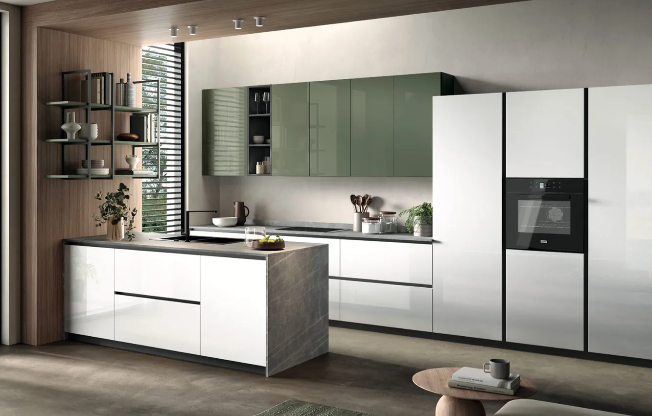 Фото обои стиль, интерьер, Италия, кухня, итальянский дизайн, Cucina Fulgatore