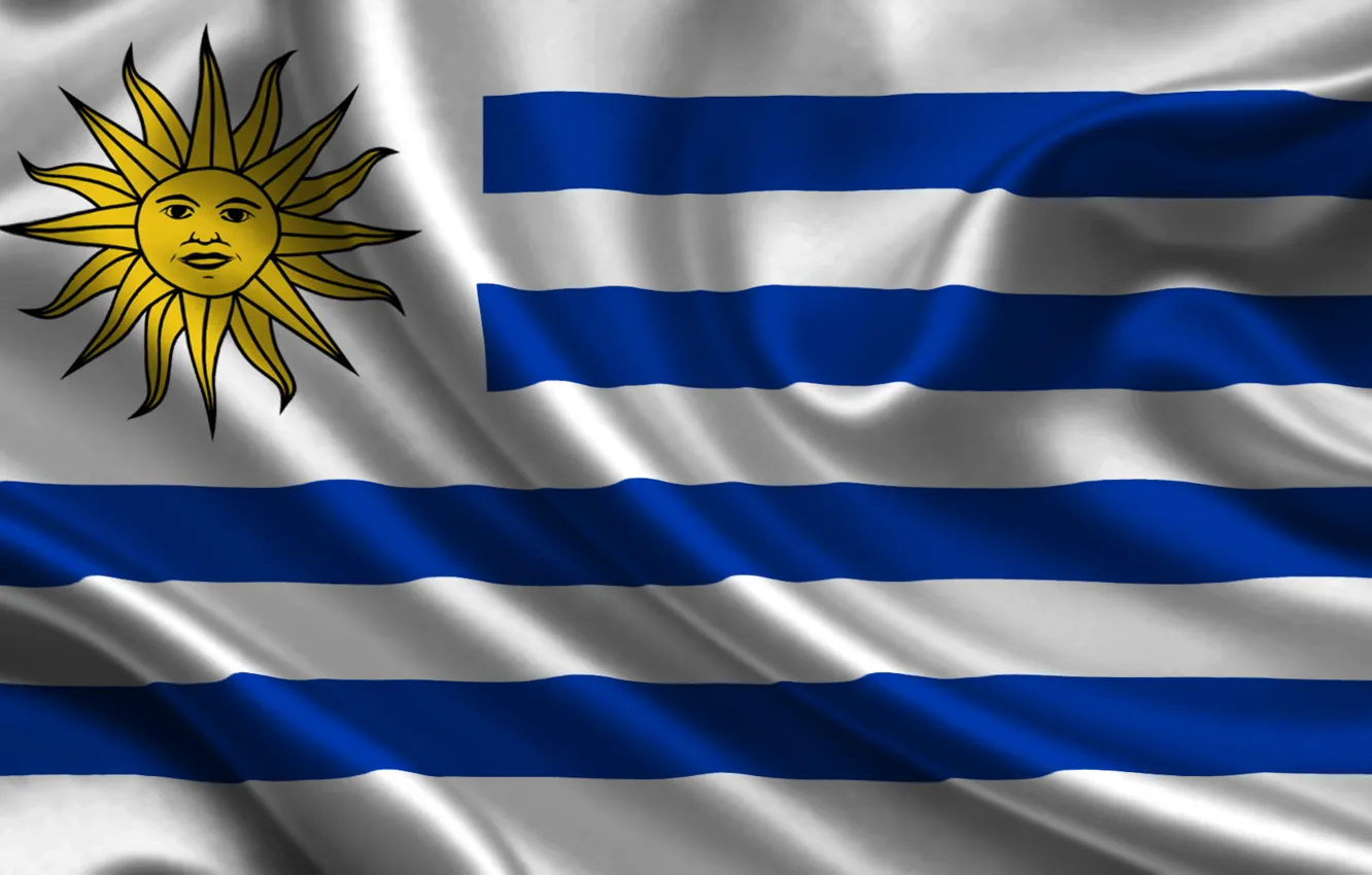 Фото обои флаг, Уругвай, uruguay