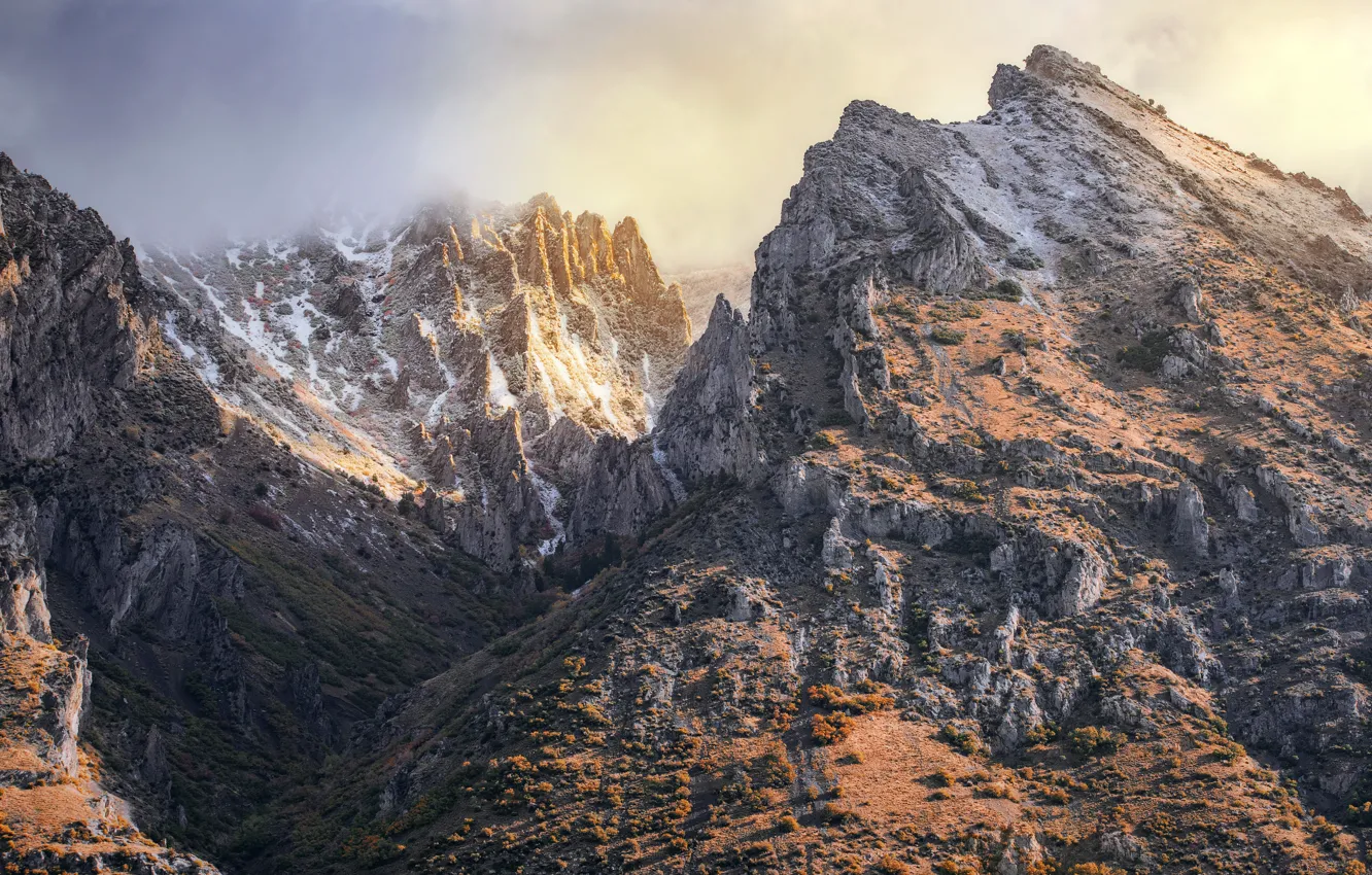 Фото обои USA, Utah, Wasatch Mountains