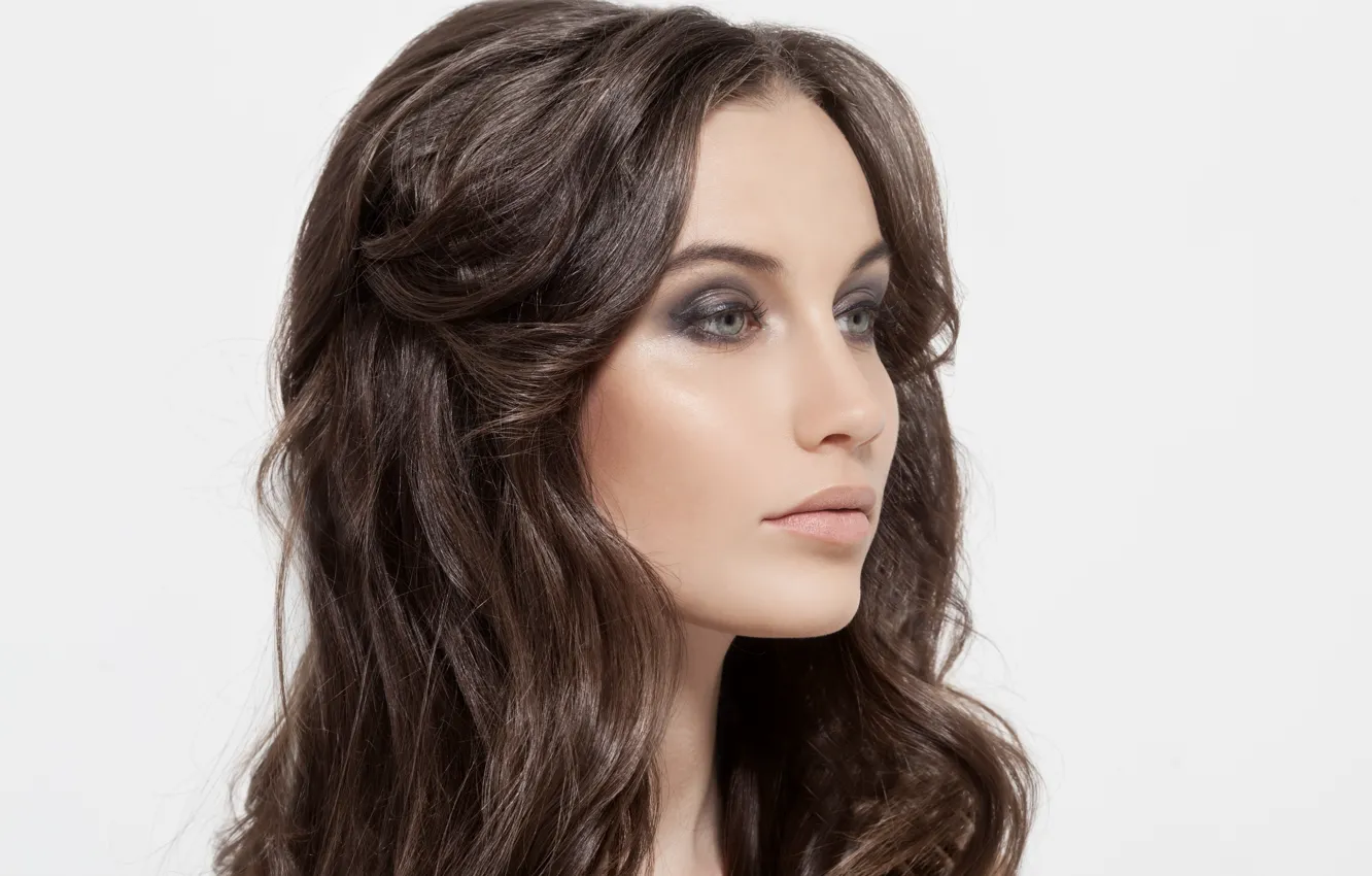 Фото обои model, beautiful, hairstyle