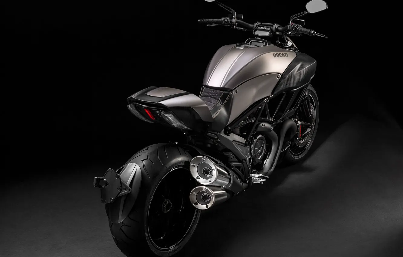 Фото обои Мотоцикл, Ducati, Diavel, Titanium