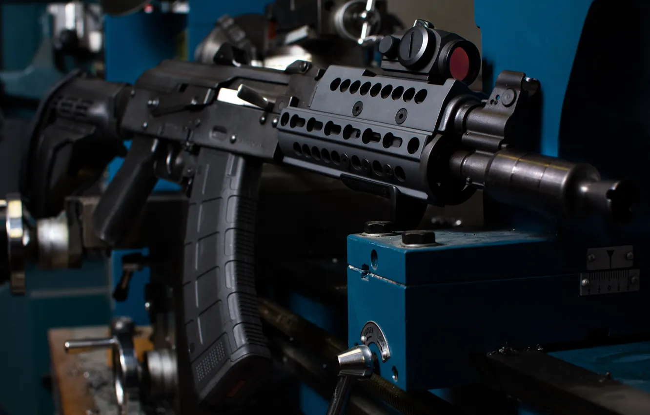 Фото обои оружие, автомат, Ak-47, Krinkov