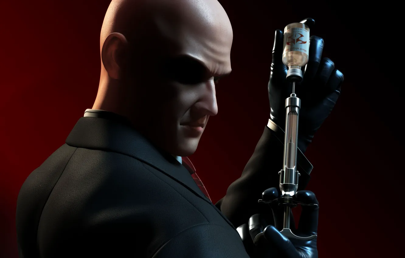 Фото обои лысый, Hitman, убийца, assassin, killer, Agent 47, Hitman Contracts