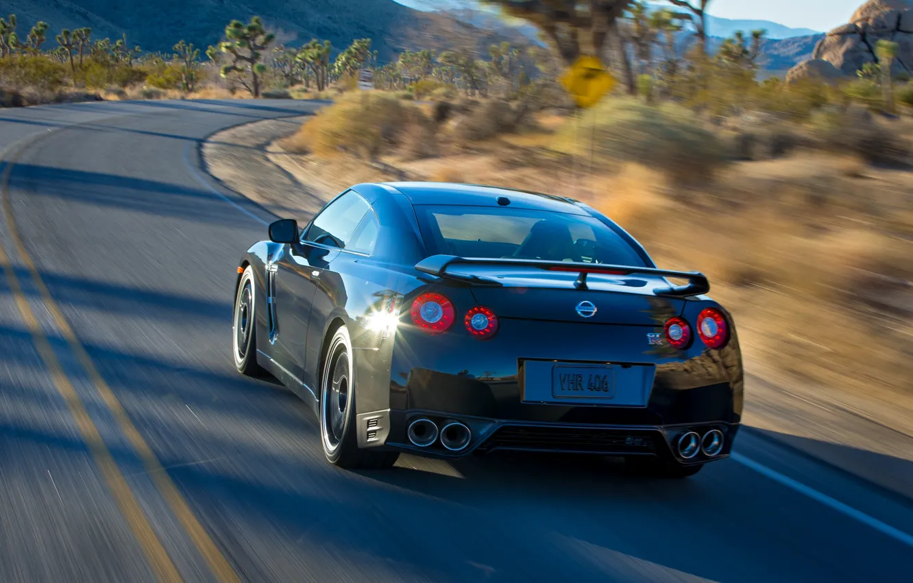 Фото обои Nissan, GT-R, R35, drive, Nissan GT-R Track Edition