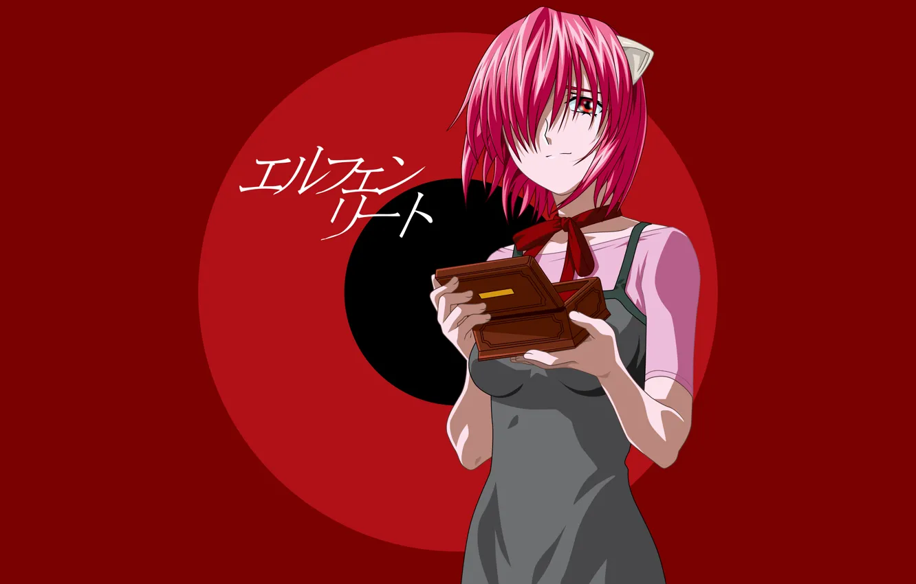 Фото обои Эльфийская песнь, Elfen Lied, Lucy, Люси, Nyu