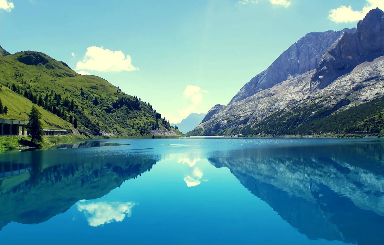 Фото обои nature, mountain, lake