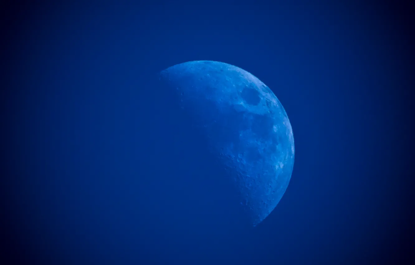 Фото обои фон, луна, спутник, контур