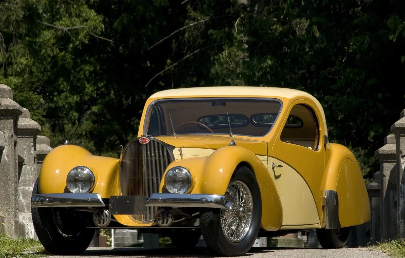 Фото обои Bugatti, Atalante, Type 57SC, 1936-1938