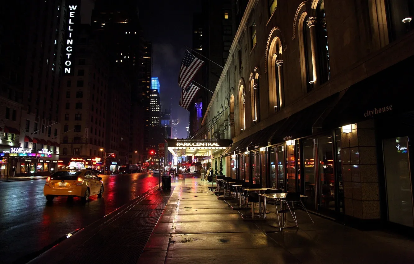 Фото обои ночь, нью-йорк, night, New York, nyc