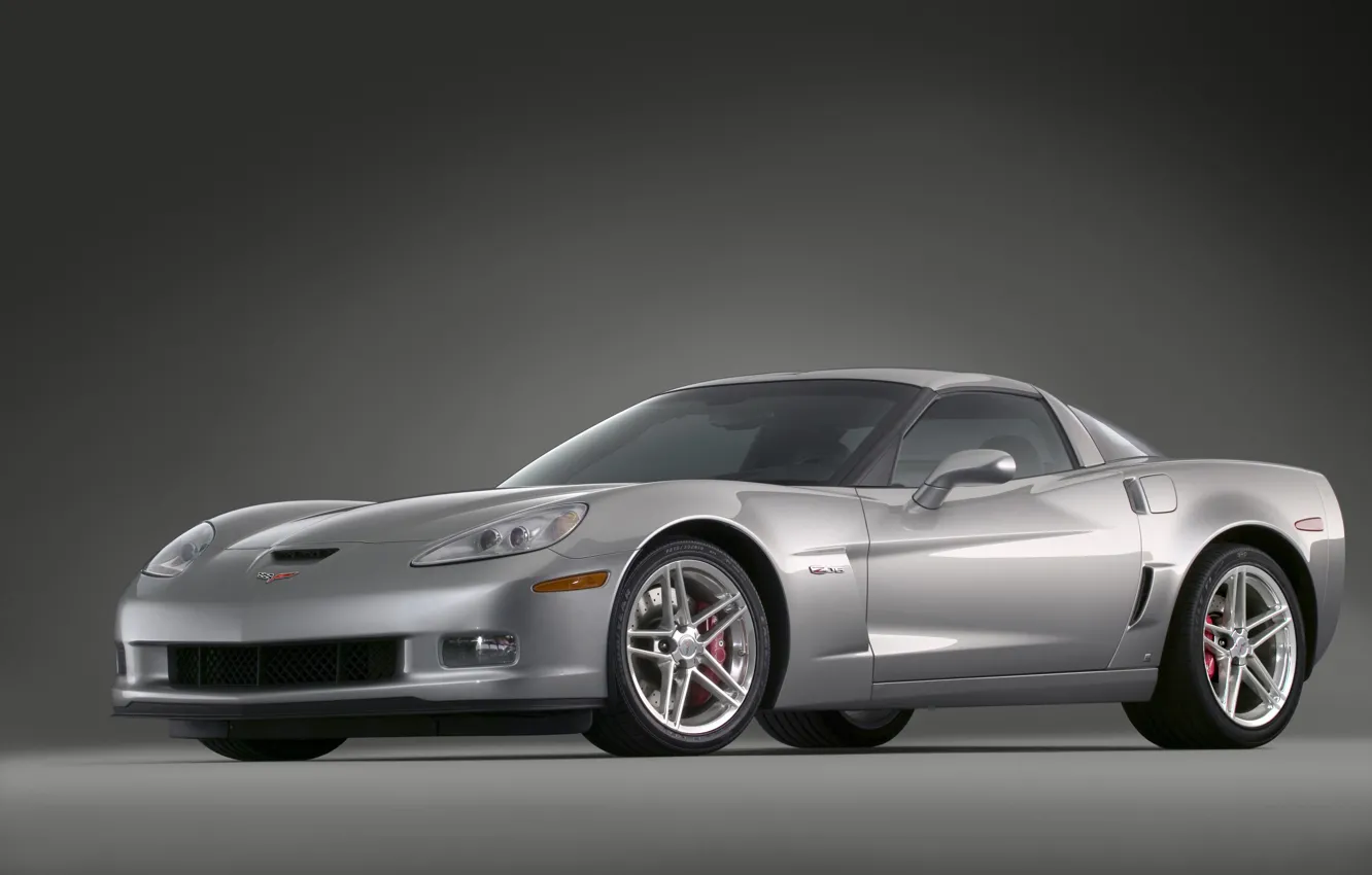 Фото обои Z06, Corvette, silver