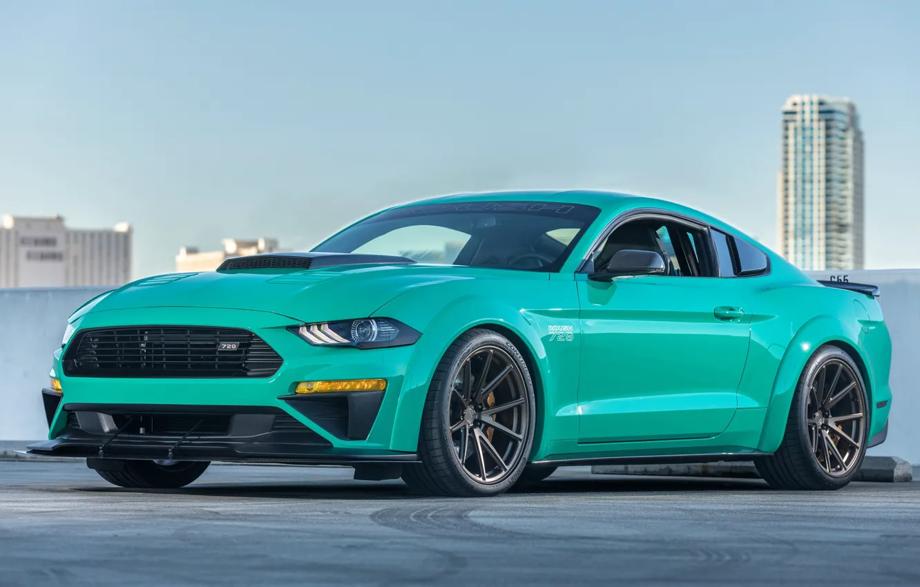 Фото обои Ford Mustang, 2018, Roush, 729