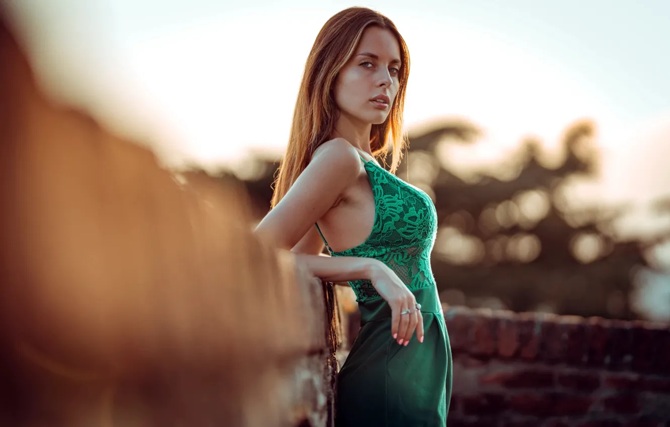 Фото обои девушка, модель, платье, Marco Squassina, Asia N