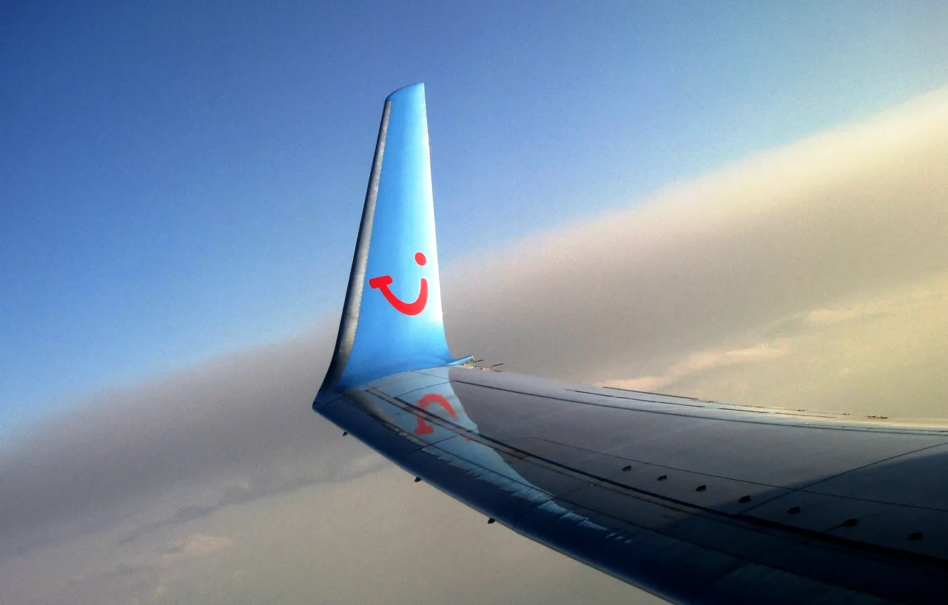 Фото обои Air, Aviation, Tui, Plane, Wing