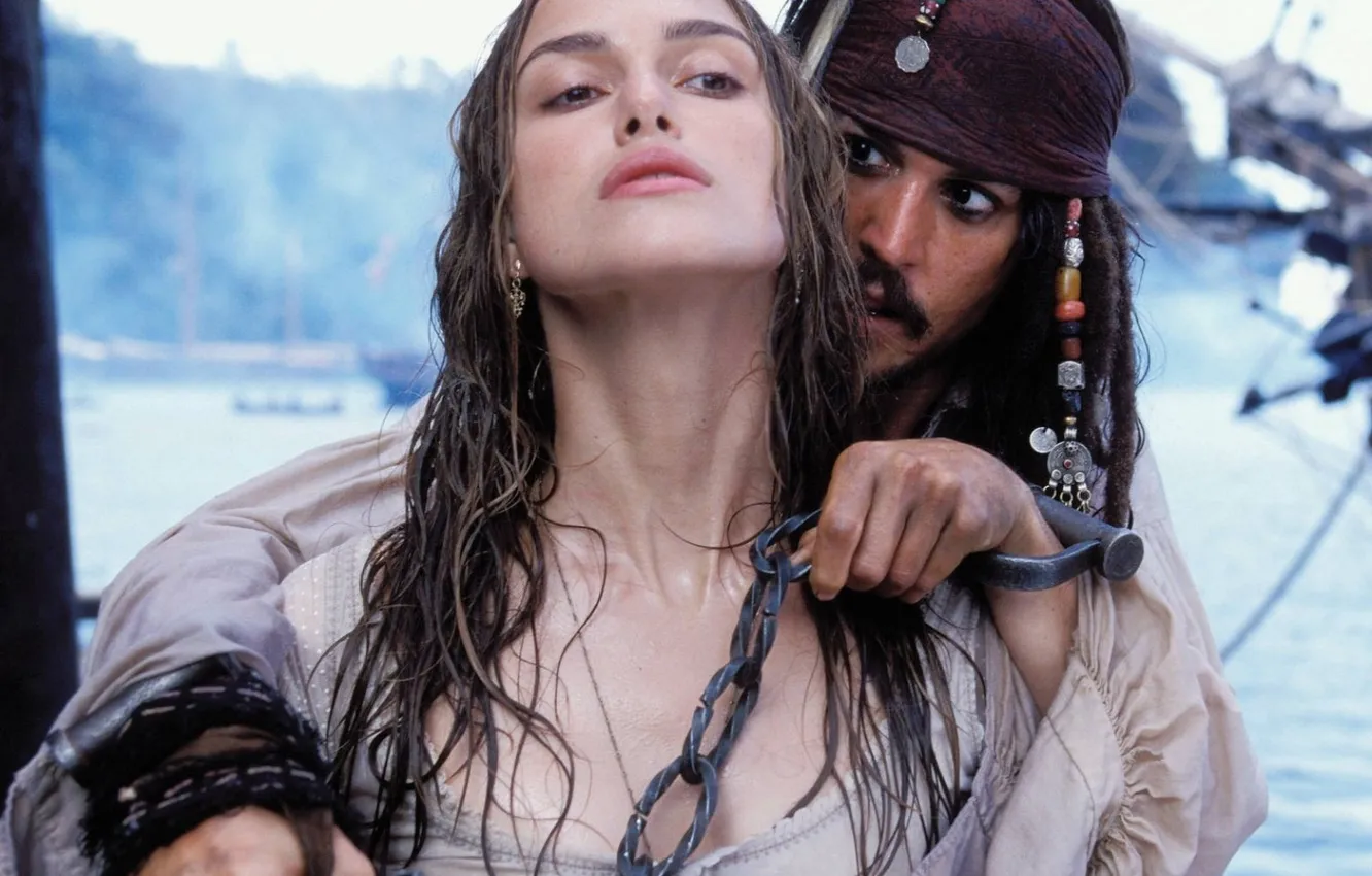 Фото обои пираты карибского моря, pirates of the caribbean, шантаж