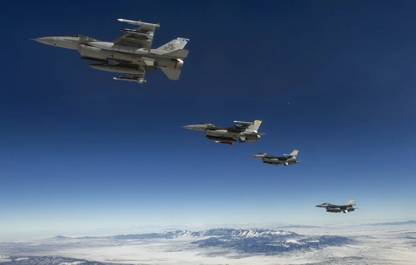 Фото обои оружие, F-16, самолёты
