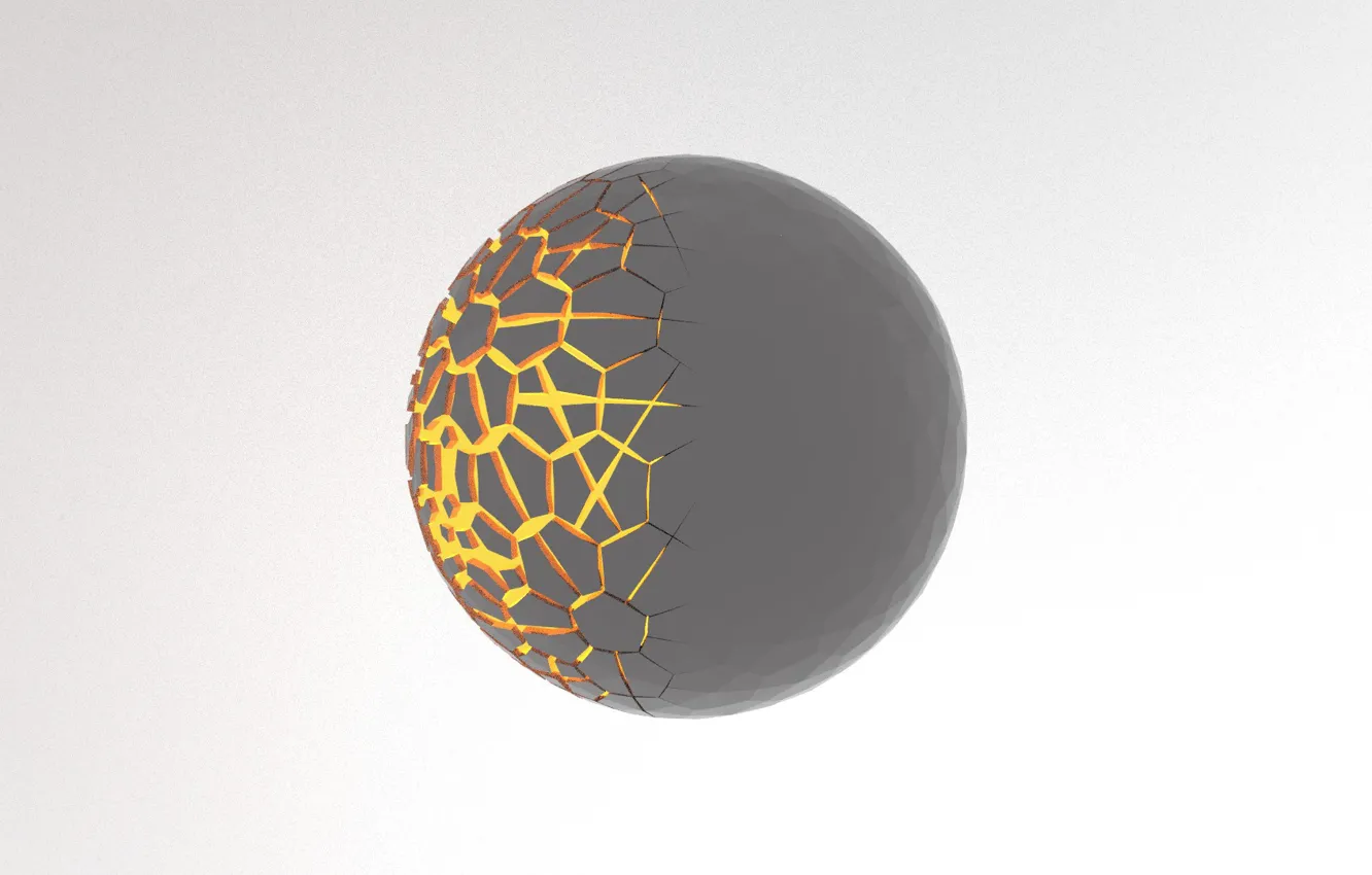 Фото обои абстракция, шар, abstract, сфера, sphere, blender3d, первая работа