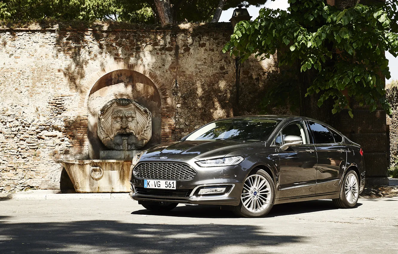 Фото обои Ford, седан, форд, Sedan, мондео, Mondeo, 2015, Vignale