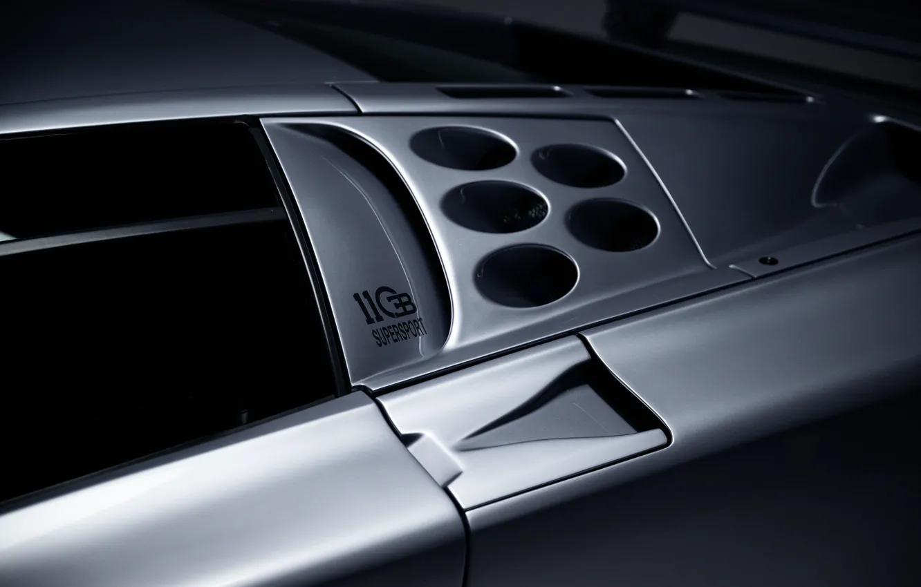 Фото обои Bugatti, close-up, EB 110, Bugatti EB110 SS