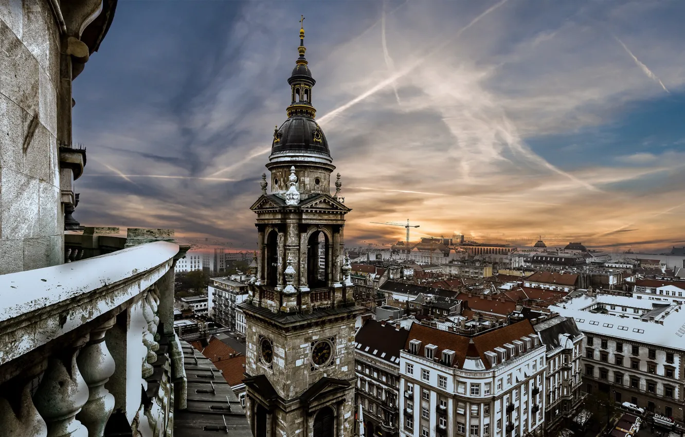 Фото обои Budapest, архитекектура, St Stephens Basilica