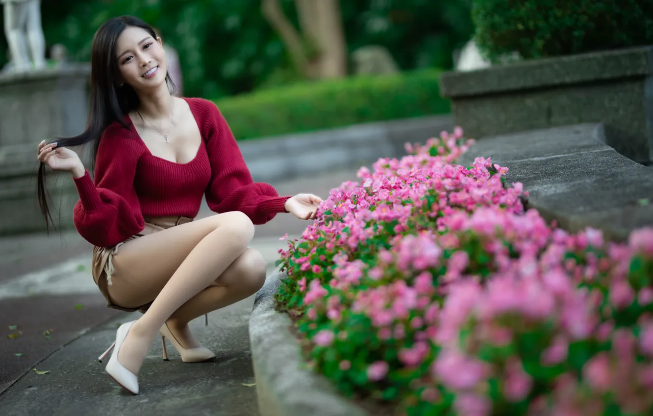 Фото обои girl, sexy, girls, woman, model, china, asian, cute