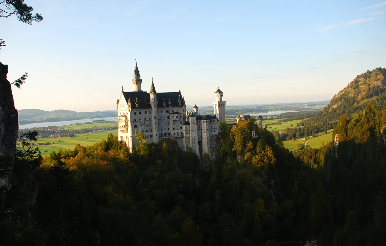 Фото обои forest, germany, castel