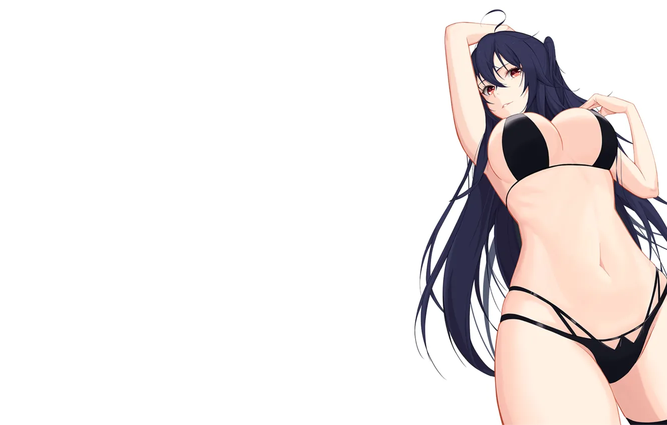 Фото обои girl, hot, sexy, boobs, anime, pretty, breasts, babe