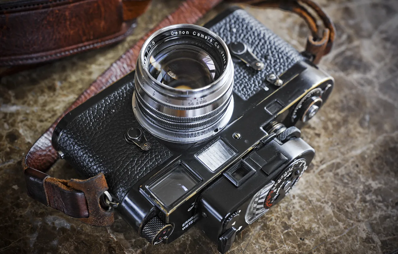 Фото обои макро, фон, камера, Leica M2