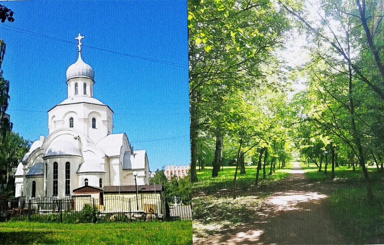 Фото обои храм, архитекрура, дорога к храму
