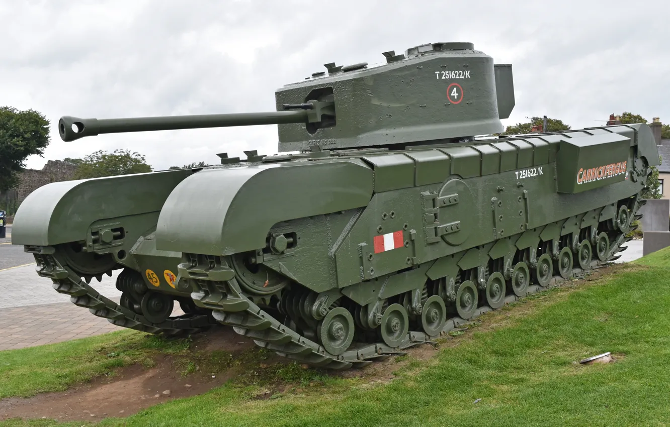 Фото обои Mk.VII, Churchill, Черчилль, Тяжёлый пехотный танк