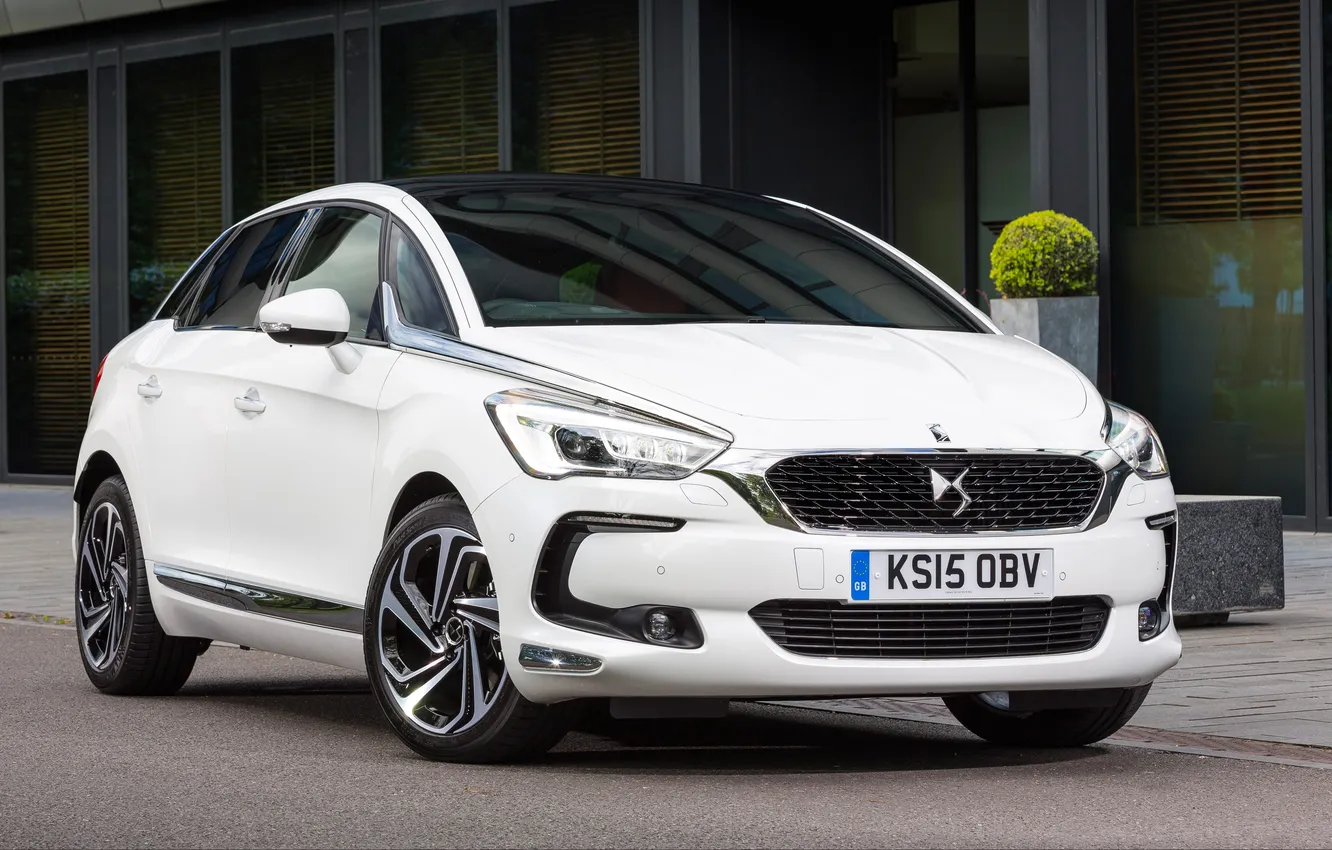 Фото обои Ситроен, Citroen, Hybrid, 4x4, UK-spec, 2015, DS 5
