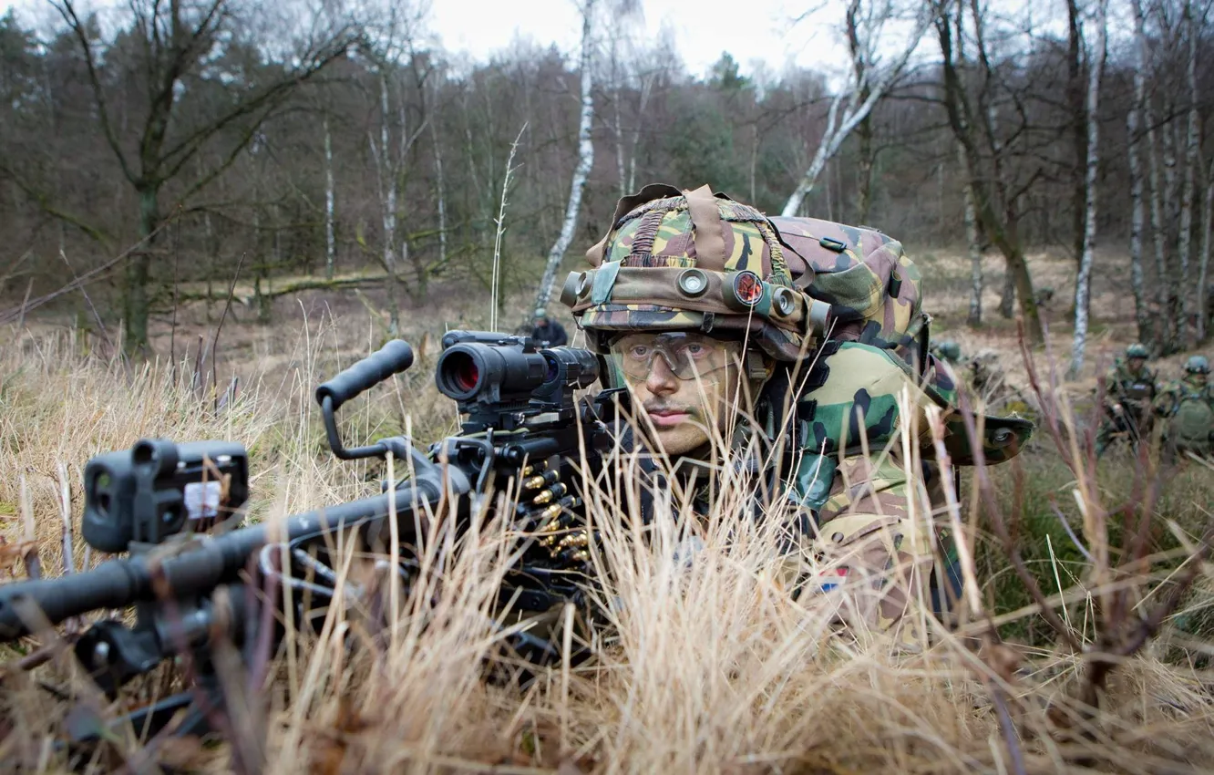 Фото обои оружие, солдат, Royal Netherlands Army