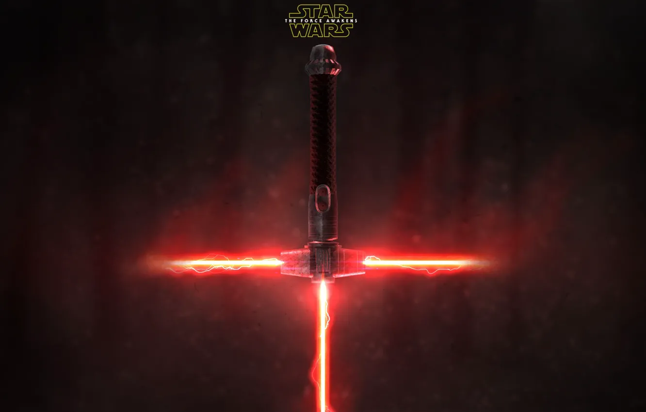 Обои Star Wars, red, lightsaber, sith, The Force Awakens картинки на