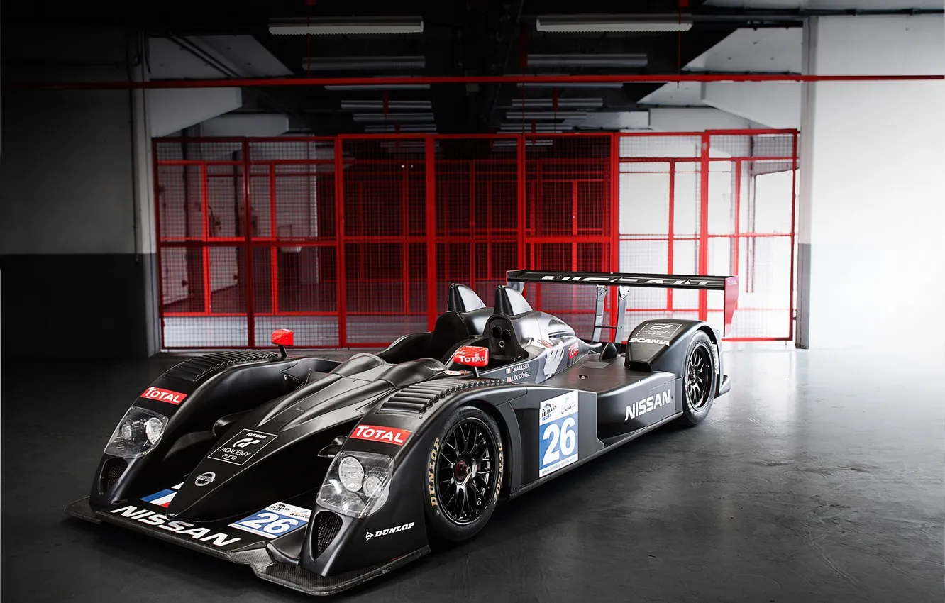 Фото обои Prototype, Ниссан, Nissan, LMP2