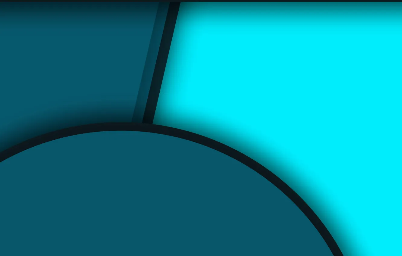 Фото обои голубой, круг, текстура, Android, геометрия