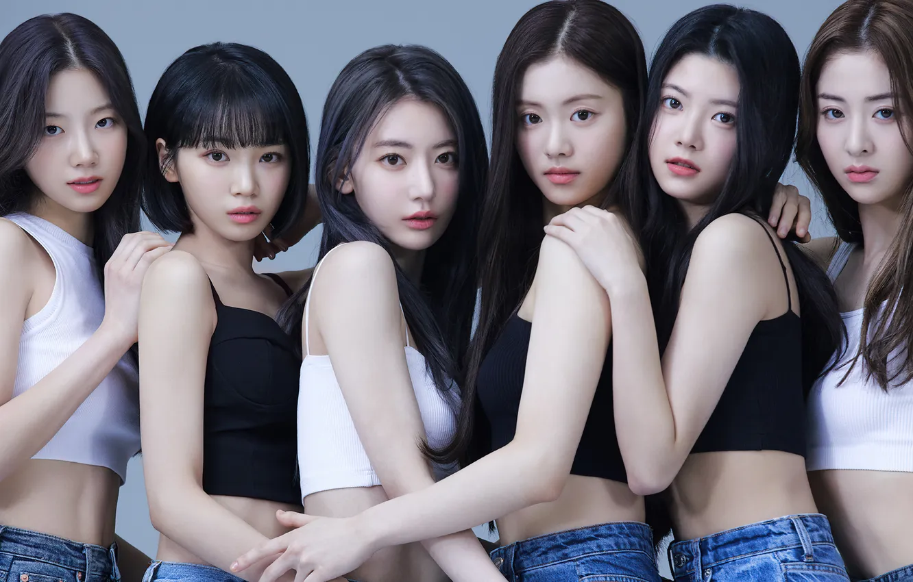 Фото обои Music, Kazuha, Girl group, Le Sserafim, Sakura Miyawaki, Huh Yunjin, Hong Eunchae, Kim Chaewon