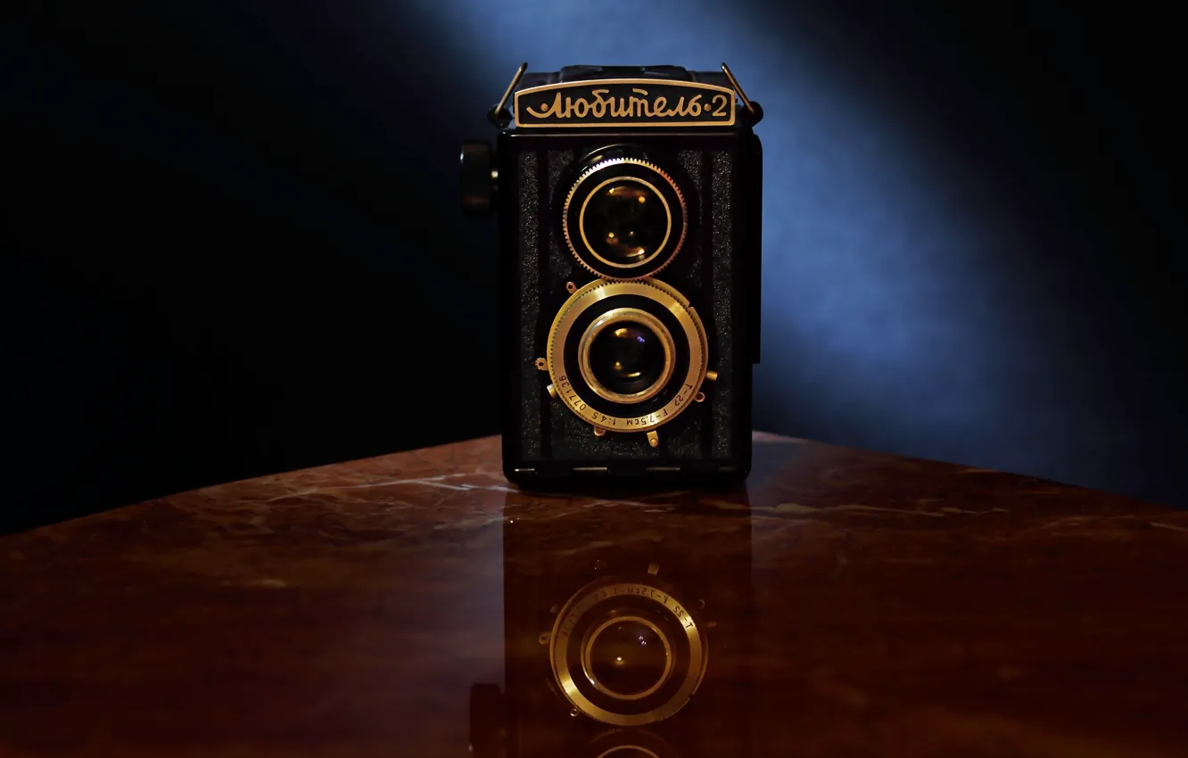 Фото обои retro, camera, 1955, любитель, PK1250, TLR camera, TLR, 120 Film