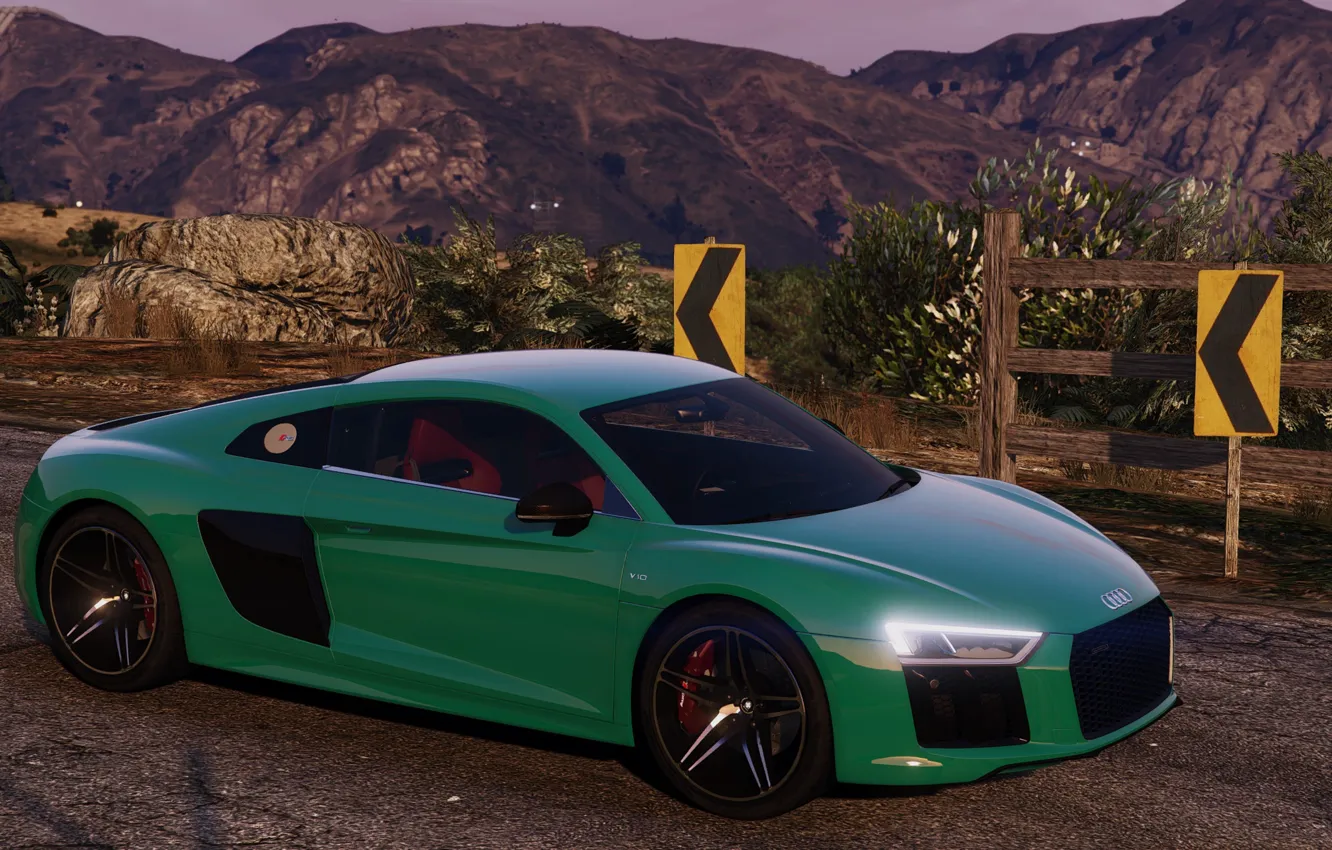 Фото обои Audi R8, Turn 10 Studios, Forza 7
