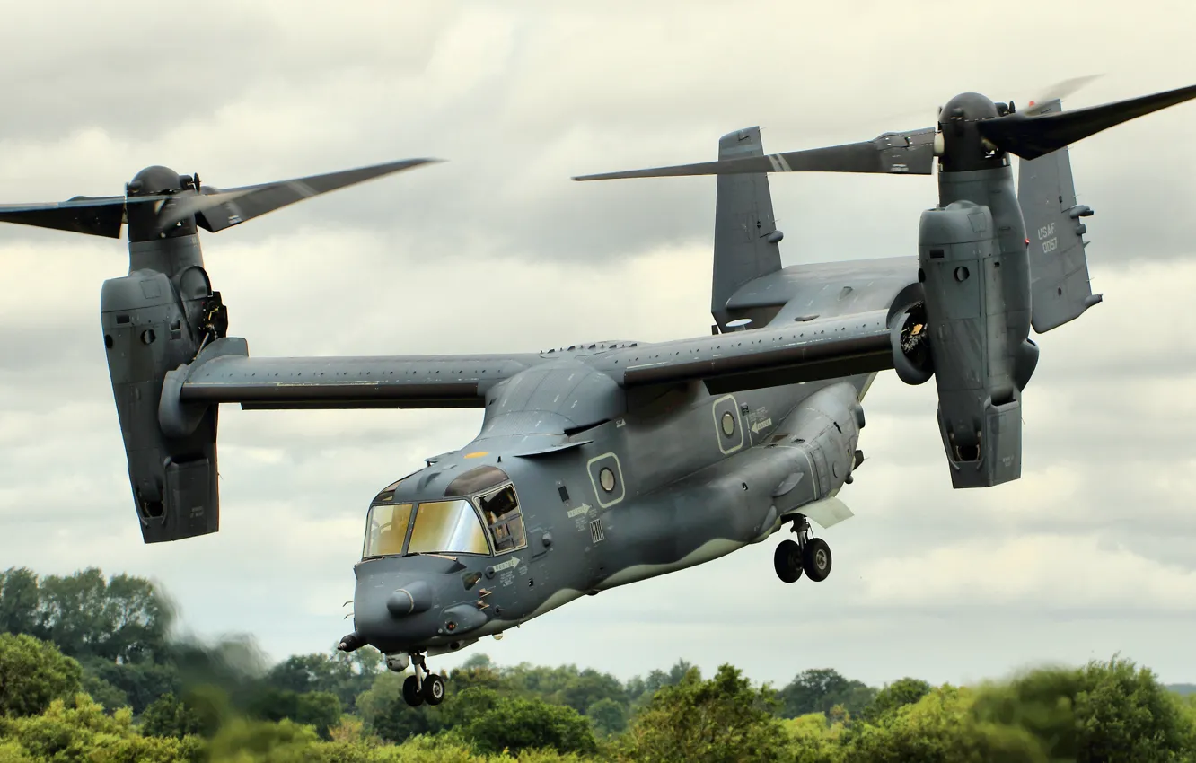 Фото обои конвертоплан, Osprey, транспортный, CV-22