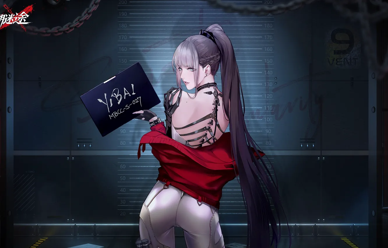 Фото обои ponytail, anime girls, path to nowhere, mbcc