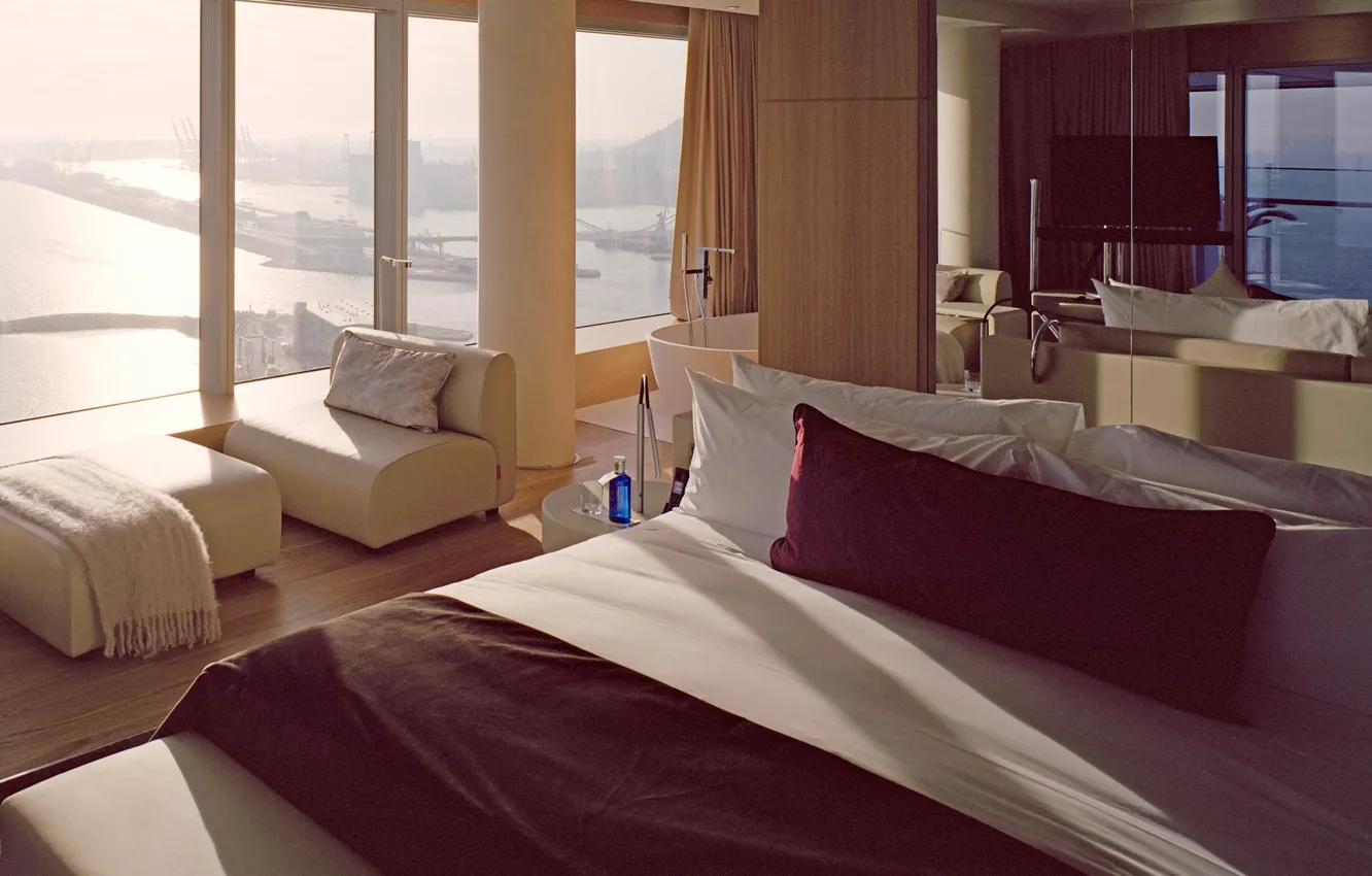Фото обои дизайн, стиль, комната, интерьер, отель, hotel, Barcelona
