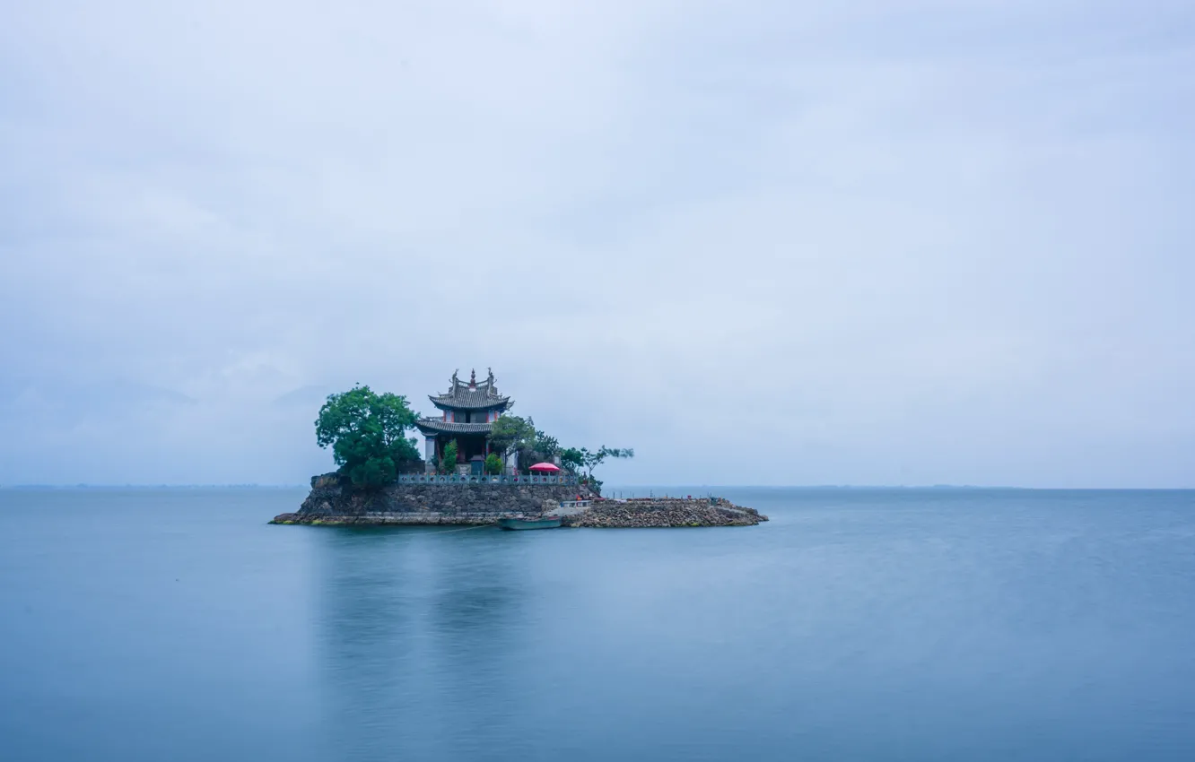 Фото обои China, Island, Little Putuo, Dali