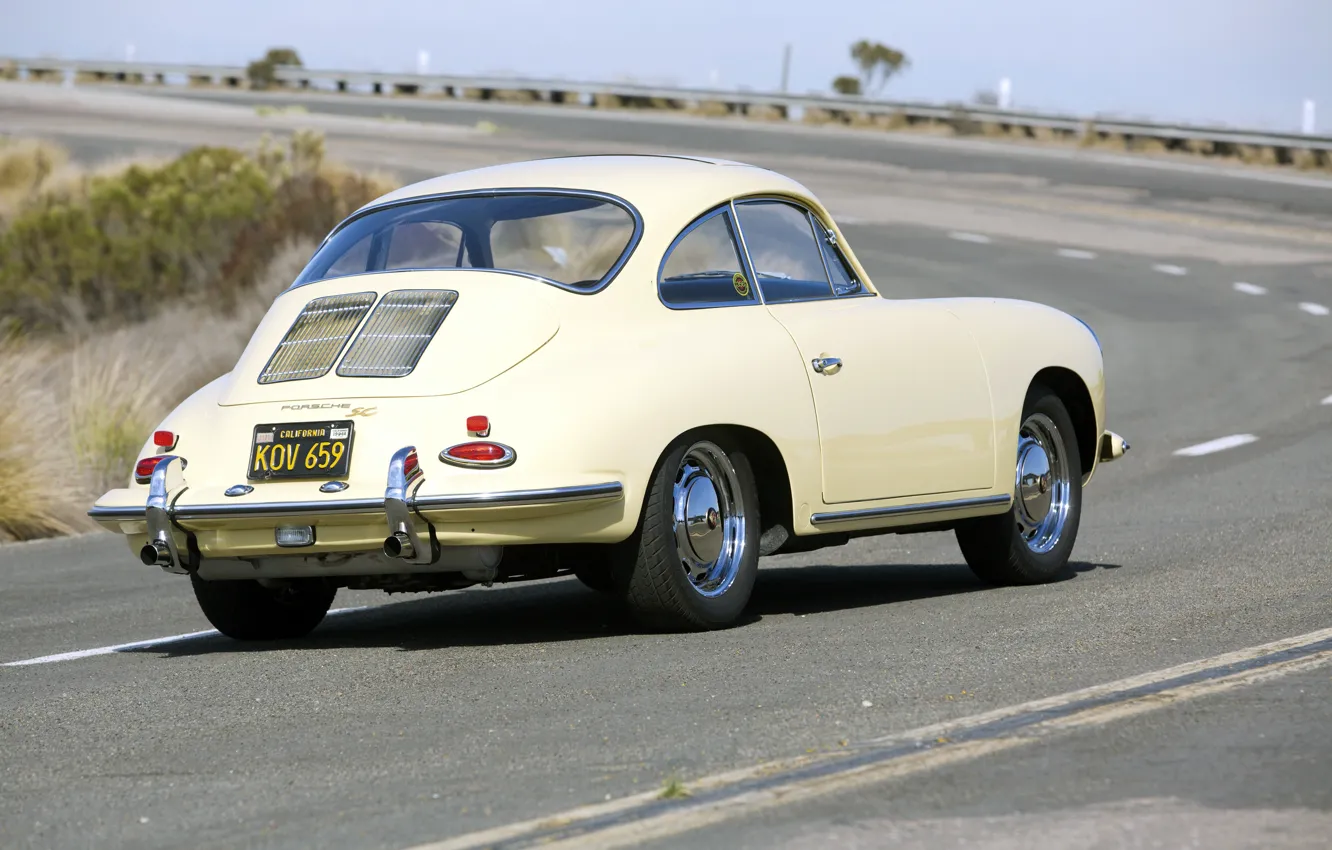 Фото обои Porsche, 1964, 356, iconic, Porsche 356 SC Coupe