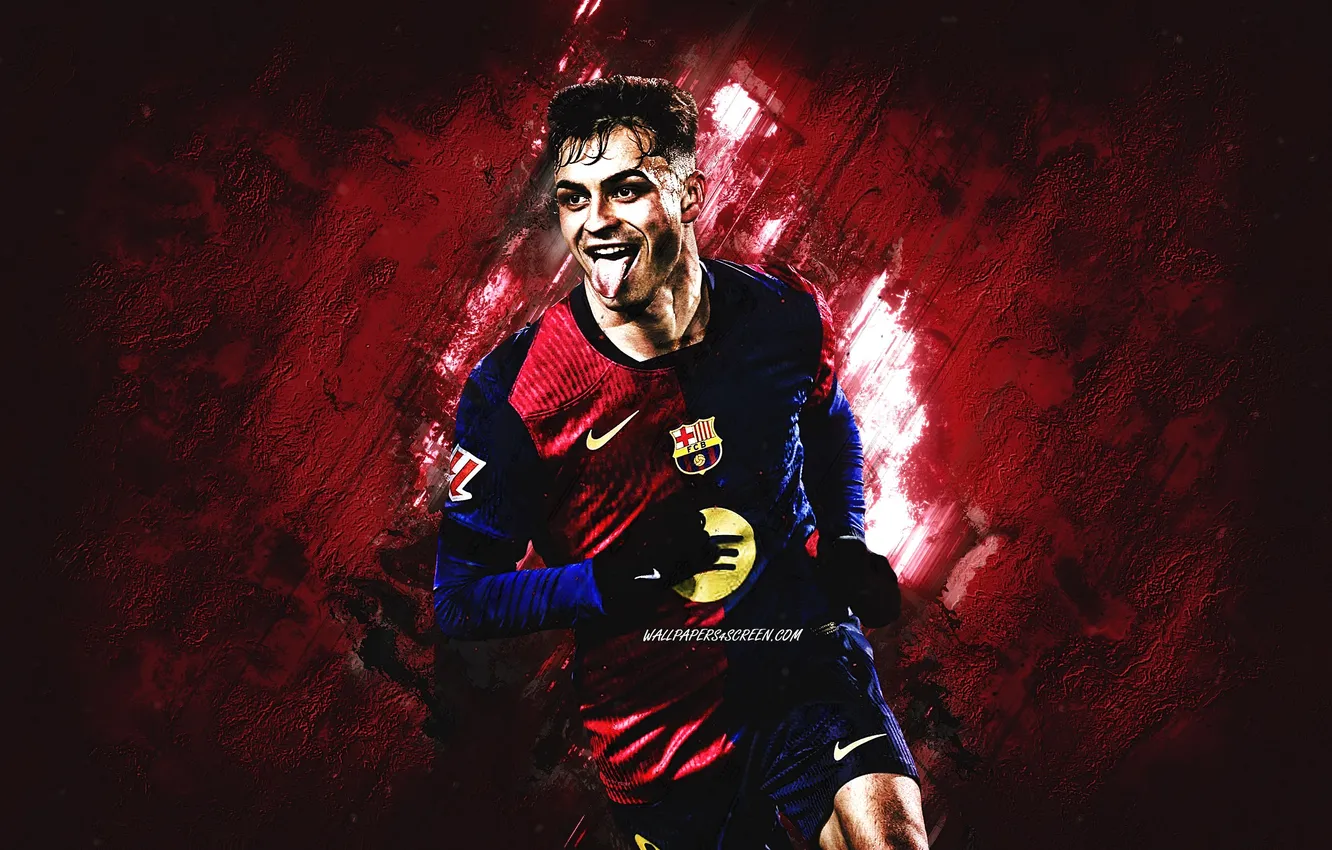 Фото обои Football, Barcelona, FCB, Soccer, FC Barcelona, Barca, Spanish, Pedri Gonzalez