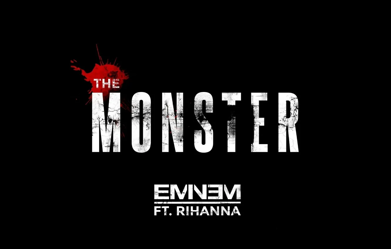 Фото обои Rihanna, Рианна, Eminem, Эминем, The Monster
