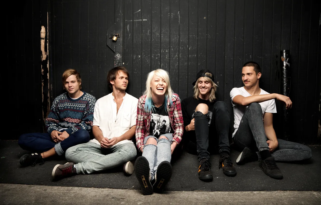 Фото обои Pop Punk, Jenna McDougall, Tonight Alive, Дженна МакДугалл, Matt Best, Whakaio, Jake Hardy, Cam Adler