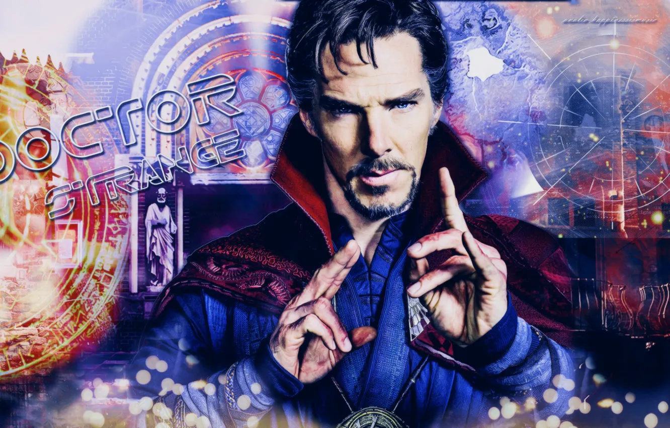Фото обои Benedict Cumberbatch, English, Actor, Doctor Strange, Доктор Стрэндж