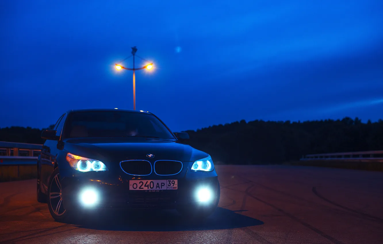 Фото обои BMW, E60, BMW5