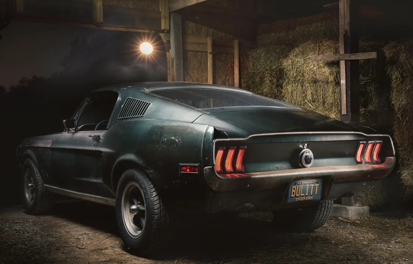 Фото обои Ford, Fastback, 1968, Mustang GT, Bullitt