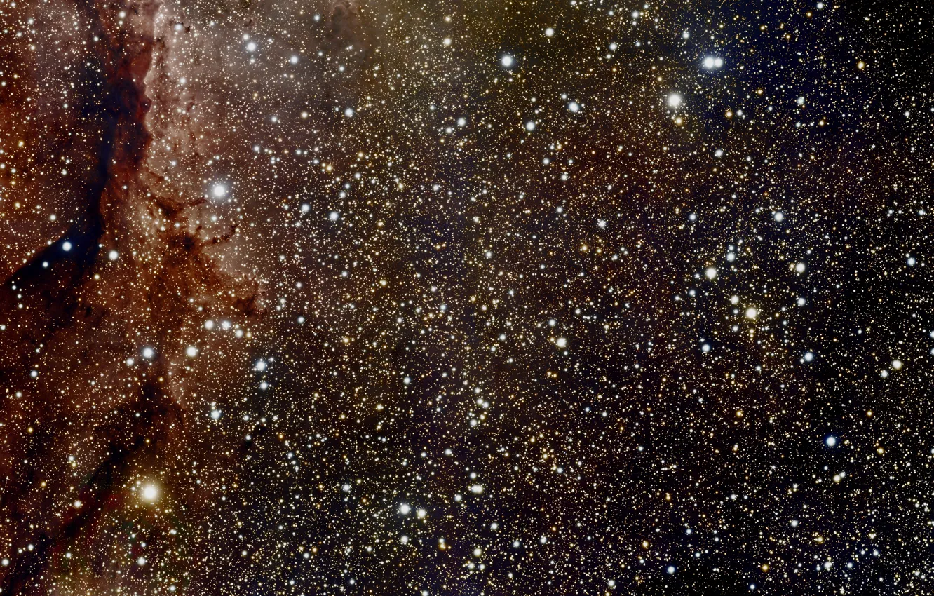 Фото обои Stars, Nebula, Chili, NGC 6188, Paranal Observatory, Overview, Open Star Cluster, Constellation of Ara